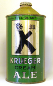 Krueger Ale  Quart Cone Top Beer Can