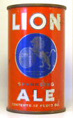 Lion Ale  Flat Top Beer Can