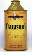 Dawson Ale  High Profile Cone Top Beer Can